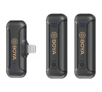 Boya By-WM3T2-D2 Digital True-Wireless Microphone System with Lightning Connector for iOS Mobile Dev