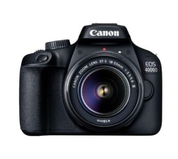 Canon EOS 4000D DSLR Camera – Wifi, 18.0 MP with 18-55mm Lens Plus Free 16 GB SD Card